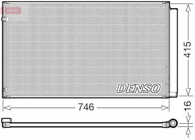 Kondensators, Gaisa kond. sistēma DENSO DCN51017 1