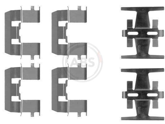 Piederumu komplekts, Disku bremžu uzlikas A.B.S. 1208Q 1