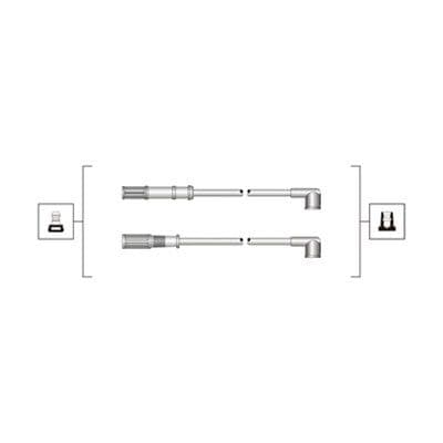 Augstsprieguma vadu komplekts MAGNETI MARELLI 941319170068 1