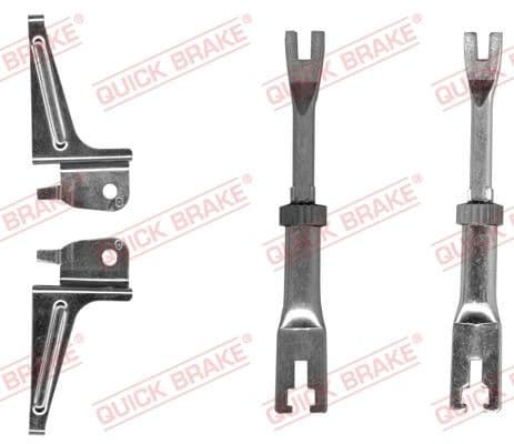 Regulatora komplekts, Trumuļu bremzes QUICK BRAKE 108 53 008 1