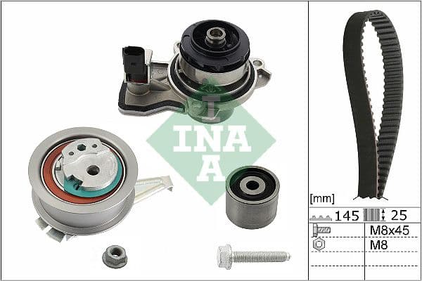 Ūdenssūknis + Zobsiksnas komplekts Schaeffler INA 530 0665 30 1