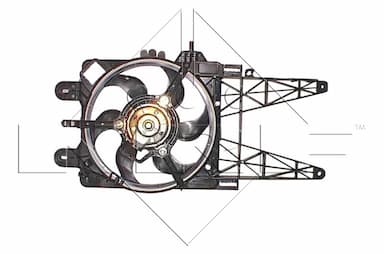 Ventilators, Motora dzesēšanas sistēma NRF 47246 1