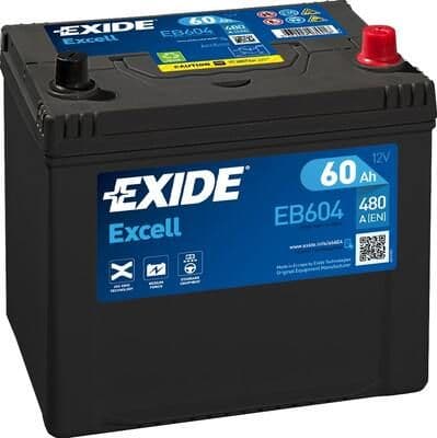 Startera akumulatoru baterija EXIDE EB604 1