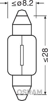 Kvēlspuldze ams-OSRAM 6428 2