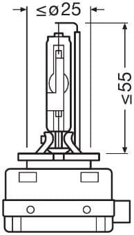 Kvēlspuldze ams-OSRAM 66340XNN 3