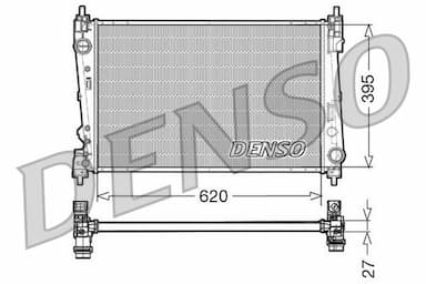 Radiators, Motora dzesēšanas sistēma DENSO DRM13015 1