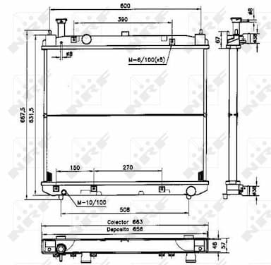 Radiators, Motora dzesēšanas sistēma NRF 52231 4