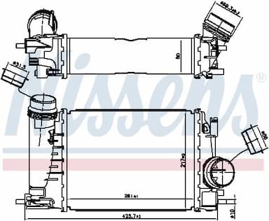 Starpdzesētājs NISSENS 961521 6