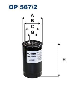 Eļļas filtrs FILTRON OP 567/2 1