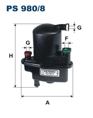 Degvielas filtrs FILTRON PS 980/8 1