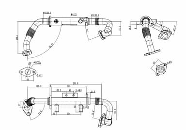 Radiators, Izplūdes gāzu recirkulācija NRF 48409 5