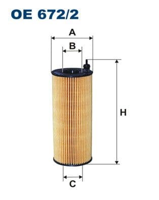 Eļļas filtrs FILTRON OE 672/2 1