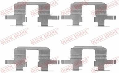 Piederumu komplekts, Disku bremžu uzlikas QUICK BRAKE 109-1711 1