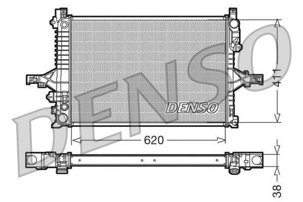 Radiators, Motora dzesēšanas sistēma DENSO DRM33066 1