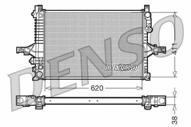 Radiators, Motora dzesēšanas sistēma DENSO DRM33066 1