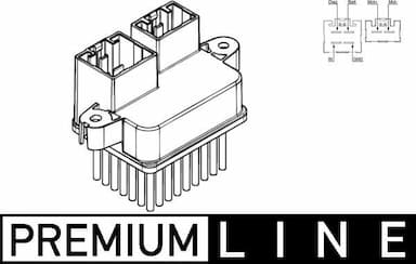 Regulators, Salona ventilators MAHLE ABR 107 000P 1