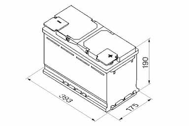 Startera akumulatoru baterija BOSCH 0 092 S50 150 6