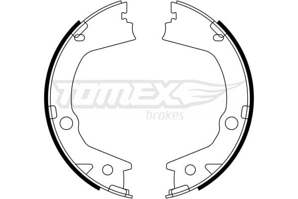 Bremžu loku komplekts TOMEX Brakes TX 23-16 1