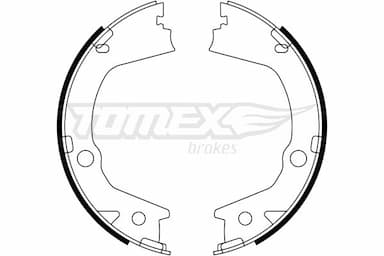 Bremžu loku komplekts TOMEX Brakes TX 23-16 1