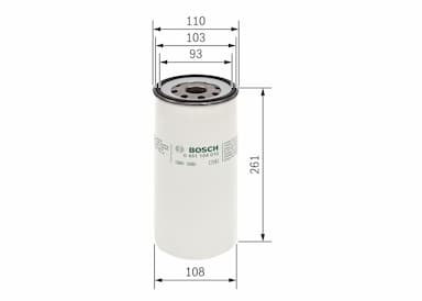 Eļļas filtrs BOSCH 0 451 104 010 5