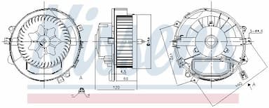 Salona ventilators NISSENS 87426 6