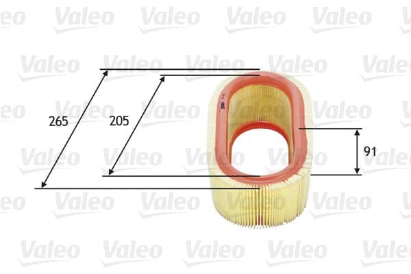 Gaisa filtrs VALEO 585647 1