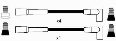 Augstsprieguma vadu komplekts NGK 0778 2