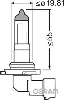 Kvēlspuldze ams-OSRAM 9145 2