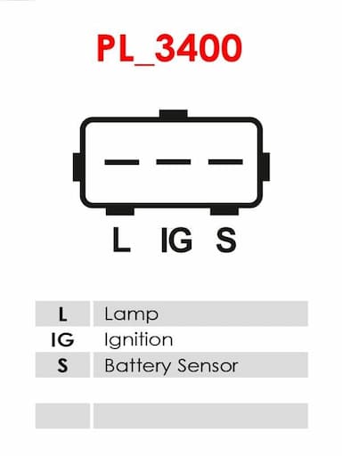 Ģeneratora sprieguma regulators AS-PL ARE0062 4