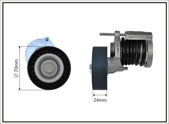 Spriegotājsvira, Ķīļrievu siksna CAFFARO 500251SP 1