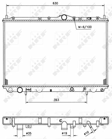 Radiators, Motora dzesēšanas sistēma NRF 509517 4