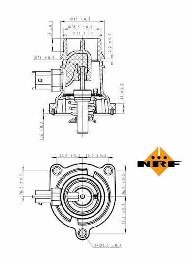 Termostats, Dzesēšanas šķidrums NRF 725024 5