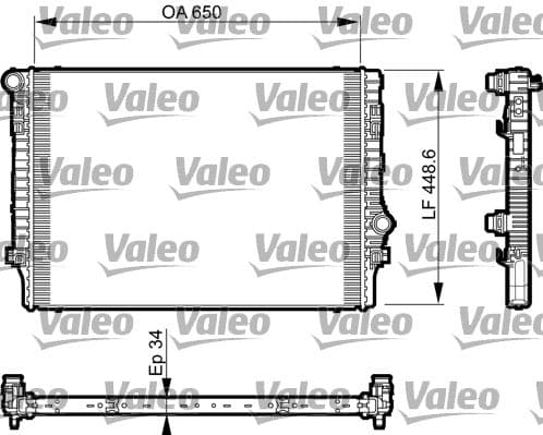 Radiators, Motora dzesēšanas sistēma VALEO 735548 1