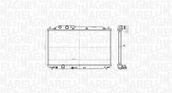 Radiators, Motora dzesēšanas sistēma MAGNETI MARELLI 350213178700 1