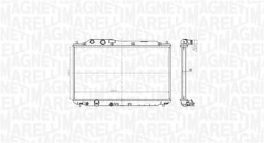 Radiators, Motora dzesēšanas sistēma MAGNETI MARELLI 350213178700 1