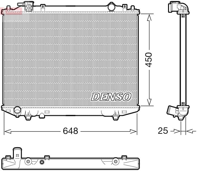 Radiators, Motora dzesēšanas sistēma DENSO DRM10117 1