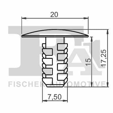 Moldings/aizsarguzlika FA1 33-10001.5 2