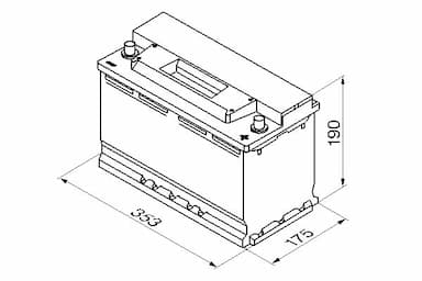 Startera akumulatoru baterija BOSCH 0 092 S30 130 6