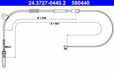 Trose, Stāvbremžu sistēma ATE 24.3727-0440.2 1