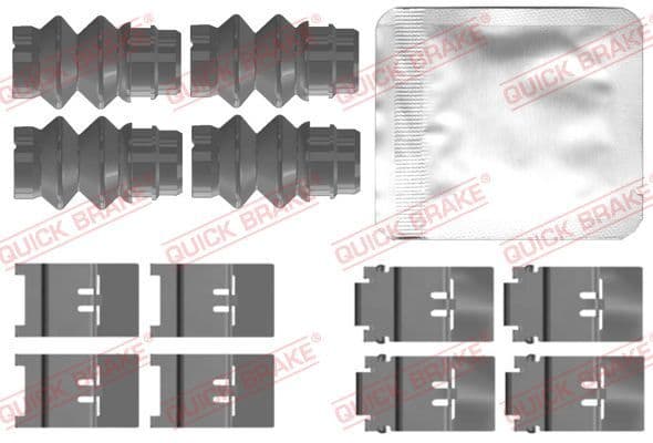 Piederumu komplekts, Disku bremžu uzlikas QUICK BRAKE 109-0152 1