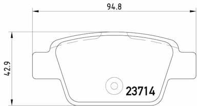 Bremžu uzliku kompl., Disku bremzes HELLA 8DB 355 018-851 1