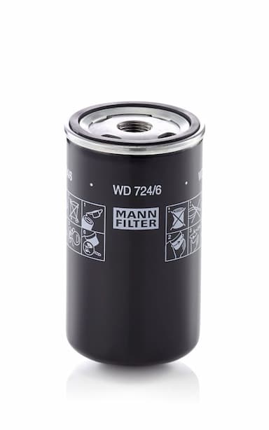 Hidrofiltrs MANN-FILTER WD 724/6 1