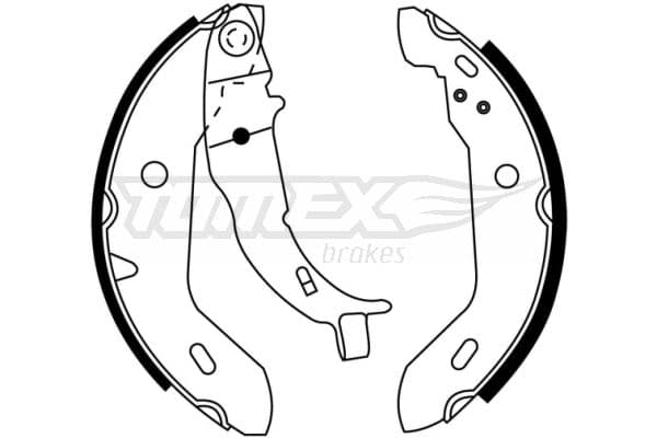 Bremžu loku komplekts TOMEX Brakes TX 21-16 1