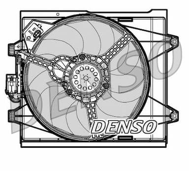 Ventilators, Motora dzesēšanas sistēma DENSO DER09048 1