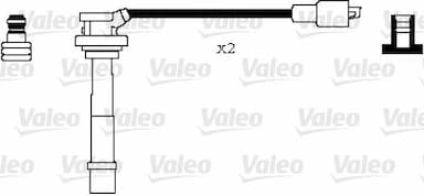 Augstsprieguma vadu komplekts VALEO 346079 1