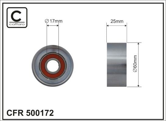 Spriegotājrullītis, Ķīļrievu siksna CAFFARO 500172 1