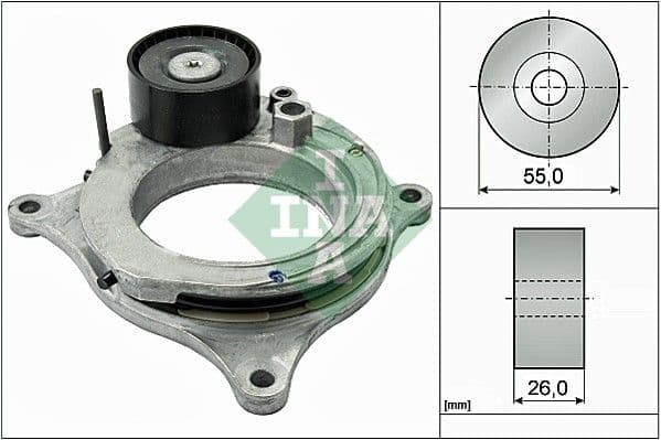 Siksnas spriegotājs, Ķīļsiksna Schaeffler INA 534 0598 10 1