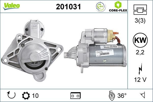 Starteris VALEO 201031 1