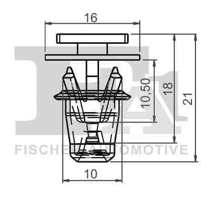 Moldings/aizsarguzlika FA1 12-40030.25 1