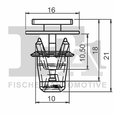 Moldings/aizsarguzlika FA1 12-40030.5 1